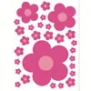 Lindas Pegatinas de Pared de Flores de Colores Pegatinas Instantáneas de Flores Estilo Pintura Escolar Pegatinas Hippies Calcomanía Decorativa para Jardín de Infancia