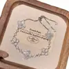 Pulseira de Lã Tecida à Mão Urso Sândalo Dopamina Feminina Doce Menina Coração Design Infantil Fofo Joia da Moda