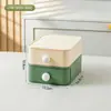Caja de Almacenamiento de Escritorio BNBS de Colores Macaron, Apilable y Combinable Libremente, Tipo Cajón, Caja de Papelería para Estudiantes