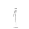 1010 Faca, Garfo e Colher Todo em Aço Inoxidável Faca de Bife Ocidental, Garfo e Colher Colher de Café Suprimentos de Louça para Hotel Pode Ser Adicionado com logotipo