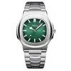 2026 Elegante y Moderno Ultra-Delgado Correa de Acero Nautilus Resistente al Agua Luminoso Reloj para Hombre Venta Caliente Transfronteriza Dropshipping