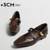 Zapatos Mary Jane de Diseño Francés 2026 Primavera/Otoño Nuevos Punta Cuadrada Tacón Grueso Versátiles de Corte Bajo Zapatos Individuales para el Trabajo