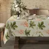 Mantel Retro de Lujo Ligero Estilo Americano, Sin Lavado, Impermeable, Resistente al Aceite, Resistente al Calor, Cubierta de Mesa, Cubierta de Mesa de Café, Directo de Fábrica