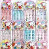 Nuevas y lindas pegatinas de uñas de dibujos animados premium para niñas, parches vestibles para niños, regalos hechos a mano