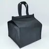 Bolsa para fiambrera portátil, bolsa aislante para conservación de pasteles, bolsa aislante no tejida para llevar comida, bolsa refrigerante de papel de aluminio