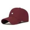 Gorra de Béisbol de Algodón Lavado con Cara de Cabeza Grande Four Seasons para Hombres y Mujeres Pequeña con Letra H Gorra para el Sol al Aire Libre