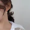 Pendientes Cuadrados Pequeños y Exquisitos para Mujer, Diseño de Nicho Incrustado con Circonita, Pendientes Franceses de Alta Gama, Venta al por Mayor de Pendientes