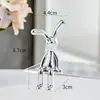 Conejito Sanador Emocional Adornos Pequeños en Postura Sentada Traje Suave Alto Sentido Sala de Estar Mueble de TV Vinoteca Decoraciones de Escritorio de Oficina