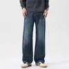 Ropa de Hombre Fengshe / 2026 Primavera y Otoño Nueva Marca de Tendencia Jeans Rectos Holgados para Hombre Pantalones Largos para Hombre Retro Americano