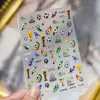 Adesivos de Unha em Relevo Tomoni, Adesivos de Unha Populares Estilo DIY Europeu e Americano, Decorações de Unha da Copa do Mundo Tendência