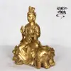 Artesanía en Cobre de Yang Tongji del Bodhisattva Manjushri y el Bodhisattva Samantabhadra, Artículos Decorativos