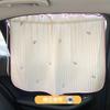 Cortina parasol para coche cortina de aislamiento térmico cortina bloqueadora de luz linda de dibujos animados para niños ventosa ventana de privacidad del coche bloqueo de luz