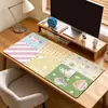 Mouse Pad de Pano Jiaji Estilo Americano Fresco, Tapete de Mesa Antiderrapante para Computador Extra Grande, Tapete de Proteção de Superfície de Mesa de Escritório