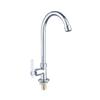 Aleación de zinc jardín vertical de gran curva grifo único grifo para lavabo de verduras balcón fregadero de cocina grifo único de agua fría de gran curva