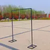 Nuevos Accesorios de Boda Arco Cuadrado de Hierro Forjado Dorado Soporte Retráctil Decoraciones Creativas para Escenario de Boda Soporte de Flores de Fondo