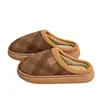 Chinelos de Algodão Xadrez Melillard para Mulheres, Temporada Outono/Inverno, Com Veludo Plus, Espessados, Solado Grosso, Silenciosos, Antiderrapantes, Aquecimento para Casa, Chinelos Peludos