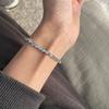 Pulseira Gypsophila Estilo Coreano Feminina Ajustável com Cordão Jóia de Amizade Atacado Luxo Leve Nicho Pulseira com Cordão