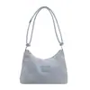 Bolso de Verano para Mujer de Color Sólido, Ligero, Simple, Versátil, Hermoso, de Hombro Único, para Debajo del Brazo, Portátil, Elegante, Informal, Bolso de Mano, Bolso Tote