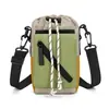 Bolsa Transversal Diagonal Estilo Transfronteiriço Bolsa Feminina Chegada Nova Verão 2025 Cor Sólida Tecido de Nylon Bolsa Quadrada Pequena Bolsa de Pulso Bolsa de Ombro Único Casual