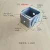 Dobradiça de Componente de Ferro Rotativa Combinada em Forma de U Dobradiça Borboleta Soldável Conexão de Móveis Cauda Grossa Modificada Dobradiça