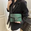 Bolsos Bolsos de Mujer Europeo y Americano Vintage Moda Atmosférica Bolso de Hombro Cadena Bolsos de Mujer Textura de Piedra Color Sólido Bolsos de Mujer