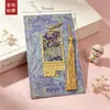 Pintura a Óleo Floral Retrô Vazado Marcador de Página Personalizado de Alta Qualidade Exquisito Clipe para Livro de Leitura Estudante Pequeno Presente Cultural e Criativo de Alta Classe