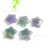 Fornecimento Direto da Fábrica de Enfeites de Estrela de Jade Natural, Decorações de Casa Estilosas em Forma de Estrela de Cinco Pontas, Artesanato de Pedra Semi-Preciosa