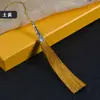 Chapéu Pontudo com Borla de 12cm de Comprimento com Design de Cauda de Fênix Oca, Pingente de Acessório para Roupas Tradicionais Chinesas