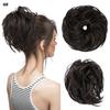 Comercio Exterior Peluca Moño Pieza de Cabello Anillo para el Cabello Largo Rizado Esponjoso Anillo para el Cabello Moño Perezoso Pieza de Cabello Envoltura para el Cabello Cabello