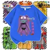 Nova Camiseta Infantil de Manga Curta Meia Manga Tendência Periférico do Jogo Restaurante da Suzy