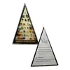 Venta Caliente Transfronteriza Cristales Naturales Ágatas Piedras Preciosas 36 Tipos de Muestras Minerales Set Triangular Roca Mineral Pulida Geología