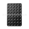 Ventosa de silicone de 24 grãos Preto Adesivo Simples Copo de Sucção Antiderrapante Case de Telefone Celular Portátil Titular Quadrado