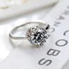 Acessórios de moda criativo anel de diamante de casamento moda personalidade europeia e americana feminina anel de coroa de zircônia atacado transfronteiriço
