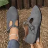 Mocasines para Mujer Estilo Nuevo Floral Europeo y Americano Talla Grande Zapatos Deportivos Casuales para Mujer Primavera Punta Puntiaguda Cuña Zapatos de una Sola Pieza 2025 Comercio Exterior