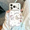 Adequado para Apple para Transformar Instantaneamente em Animação 18Promax, Capa de Celular iPhone Gatinho Kt Gato Fofo de Tela Cheia Personalização