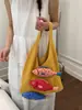 Moda Nueva Transfronteriza 2026 Bolso de Mano 3D de Pez Bolso de Hombro de Punto Lindo Creativo Bolso de Mano de Nicho para Mujeres