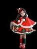 Vestido de Princesa Reno Navideño para Niñas Invierno Nuevo Manga Larga Cálido Lolita Vestido de Cumpleaños Infantil Vestido de Invierno