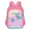 Atacado de mochilas novas, leves e casuais para o 1º ao 3º ano, com grande capacidade e designs color-blocking, adequadas para alunos do ensino fundamental, e disponíveis em um estilo para meninas