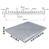 Dissipador de Calor de Alumínio de Alta Potência Largura 100~119mm Dissipador de Calor de Placa-Mã Dissipador de Calor Eletrônico