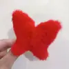 Pinza para el pelo de imitación de piel de conejo de Corea del Sur, para otoño e invierno, con suave viento, para la cabeza, con forma de tiburón grande, accesorios para el cabello al por mayor
