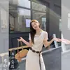 Camiseta de Manga Curta com Gola Babado Irregular Plissada Estilo Coreano para Mulheres, Nova Slim-Fit Pura Desejo Base Top Curto de Verão 2026