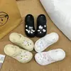 Moda Venda Quente Coelho Fofo com Laço Versátil Acessórios Fofos para Tamancos DIY Removível Charms de Sapato