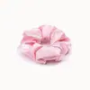 Elástico de cabelo estilo celebridade, scrunchie de cetim cristal liso, acessório de cabelo elástico europeu e americano transfronteiriço