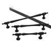 Accesorios de Ferretería para Muebles Minimalistas de Estilo Francés Manija de Tirador para Cajón Puerta de Gabinete Manija Negra Estilo Americano para Gabinete Armario