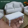 Mini Móveis Modelo Casa de Boneca Bjd Objetos Pequenos Sofá Miniatura 12 Pontos Cena de Bolso Mesa de Centro Cadeira Ob11
