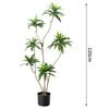Planta Verde Artificial Transfronteiriça Lírio Bambu 1.8m Planta de Chão Planta em Vaso Estilo Nórdico Ins Decoração de Sala de Estar Interna Tamanho Grande