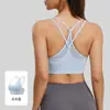 Sujetador de Yoga Transfronterizo de Nuevo Estilo con Espalda Cruzada, Malla, Espalda Descubierta, a Prueba de Impactos, de Soporte para Correr y Fitness