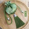 Bolsita del Festival del Bote del Dragón Bolsita Antigua Ajenjo Lavanda Bolsillo para Especias de Mano Estilo Chino Colgante de Satén Bolsa Vacía