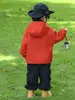 Conjunto de Cortavientos de Dos Piezas para Niños para Primavera y Otoño, Estilo Coreano, Chaqueta Deportiva Elegante y Genial para Niños, Comercio Exterior Transfronterizo