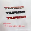 Pegatinas Personalizadas para Coche Modificadas Pegatinas de Metal Estéreo 3D para la Carrocería Logo Lateral de Coche TURBOchargeD Marca de Palabra Logo de Coche TURBO